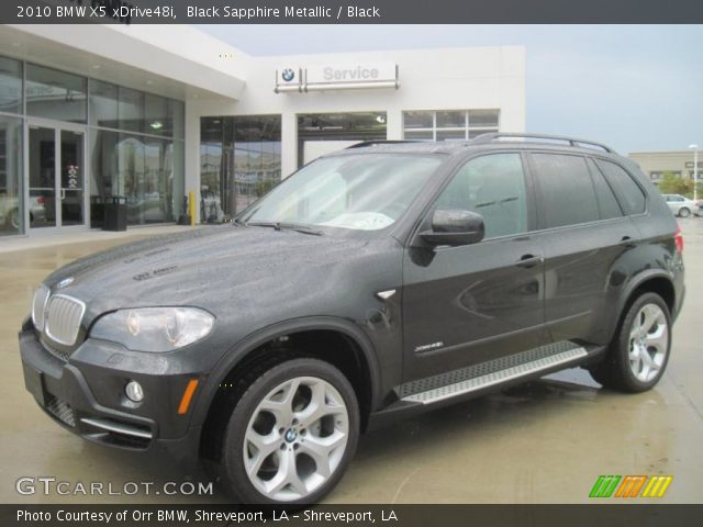 2010 BMW X5 xDrive48i in Black Sapphire Metallic