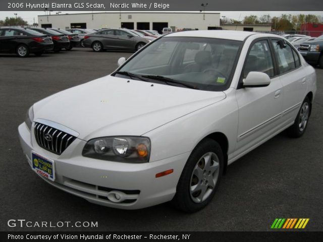 2006 Hyundai Elantra GLS Sedan in Nordic White