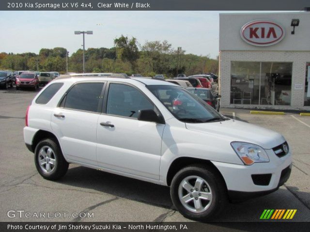 2010 Kia Sportage LX V6 4x4 in Clear White