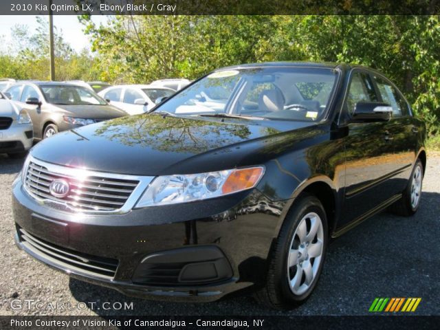 2010 Kia Optima LX in Ebony Black