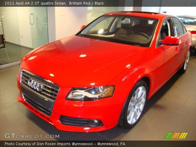 2011 Audi A4 2.0T quattro Sedan in Brilliant Red