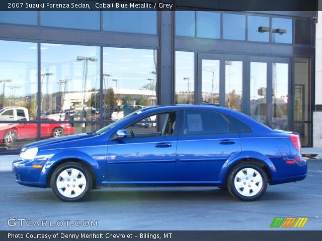 2007 Suzuki Forenza Sedan in Cobalt Blue Metallic