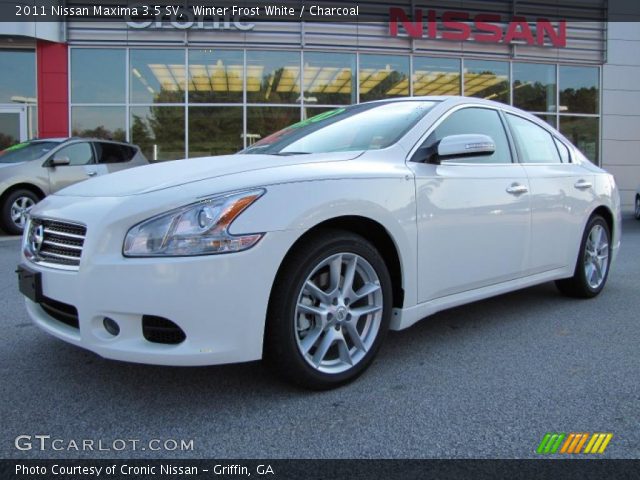 2011 Nissan Maxima 3.5 SV in Winter Frost White