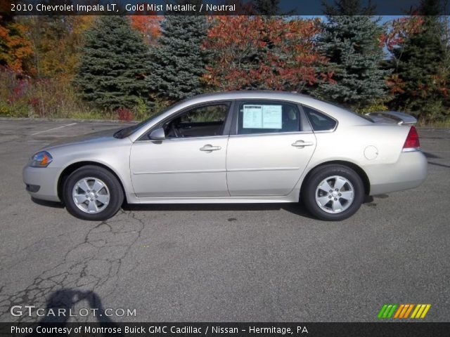 2010 Chevrolet Impala LT in Gold Mist Metallic