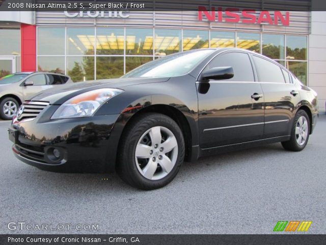 2008 Nissan Altima 2.5 S in Super Black