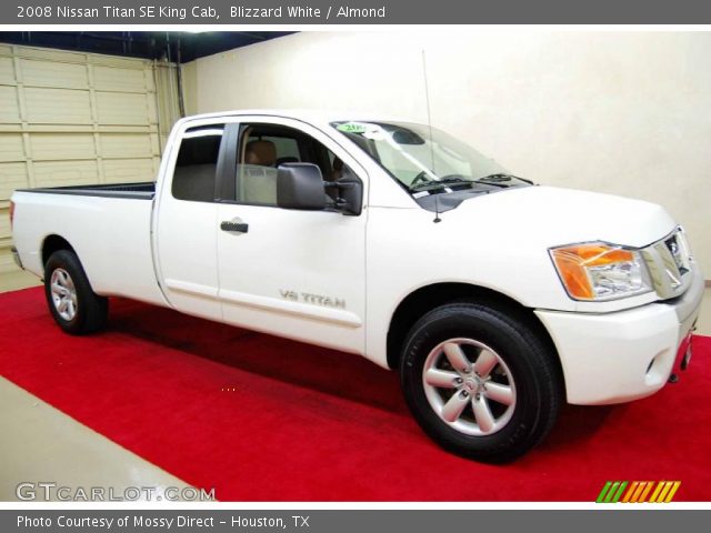 2008 Nissan Titan SE King Cab in Blizzard White