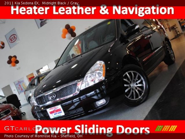 2011 Kia Sedona EX in Midnight Black