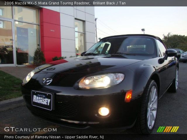 2006 Mazda MX-5 Miata Grand Touring Roadster in Brilliant Black