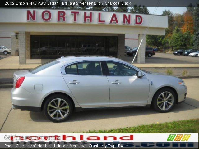 2009 Lincoln MKS AWD Sedan in Brilliant Silver Metallic
