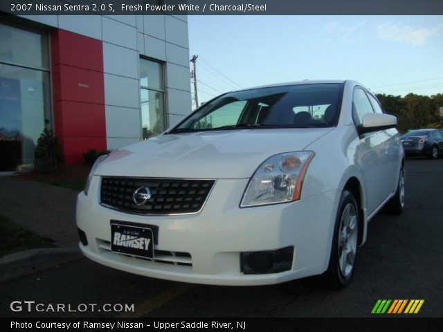 2007 Nissan Sentra 2.0 S in Fresh Powder White