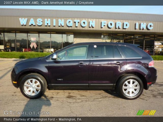 2007 Lincoln MKX AWD in Dark Amethyst Metallic. Click to see large ...