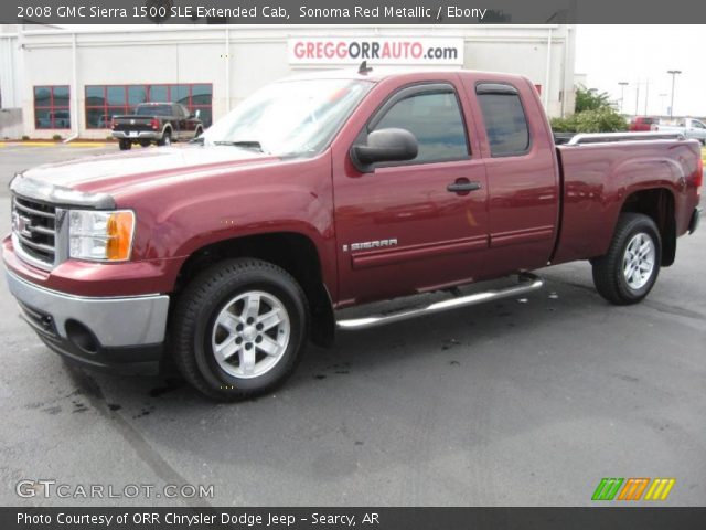 2008 GMC Sierra 1500 SLE Extended Cab in Sonoma Red Metallic