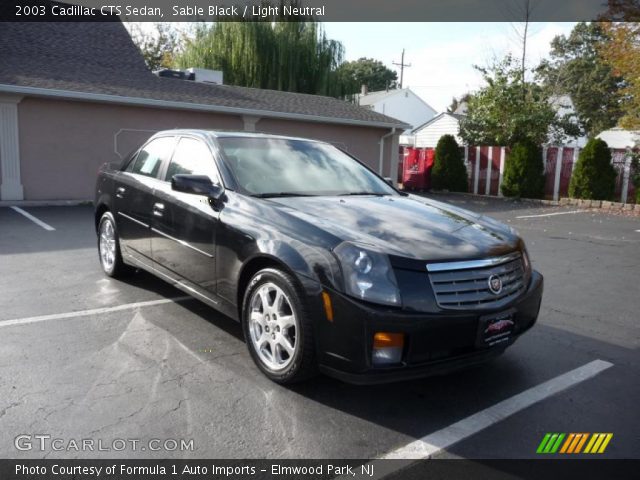2003 Cadillac CTS Sedan in Sable Black