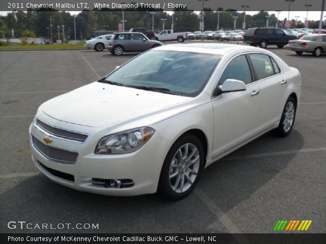 2011 Chevrolet Malibu LTZ in White Diamond Tricoat