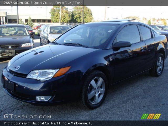 2007 Saturn ION 3 Quad Coupe in Deep Blue