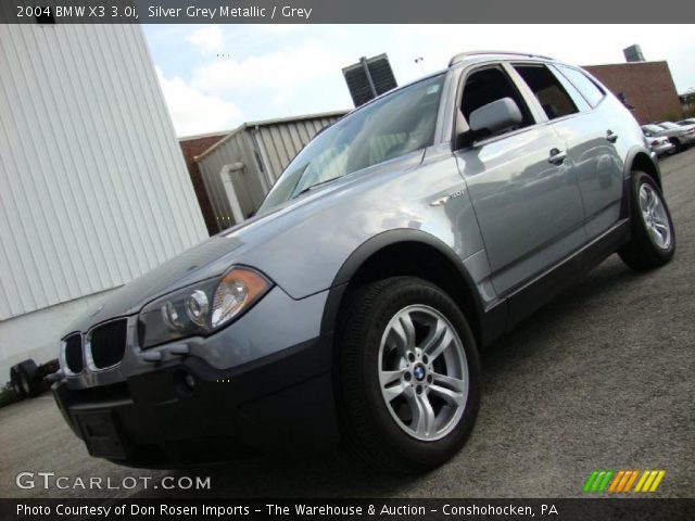 2004 BMW X3 3.0i in Silver Grey Metallic