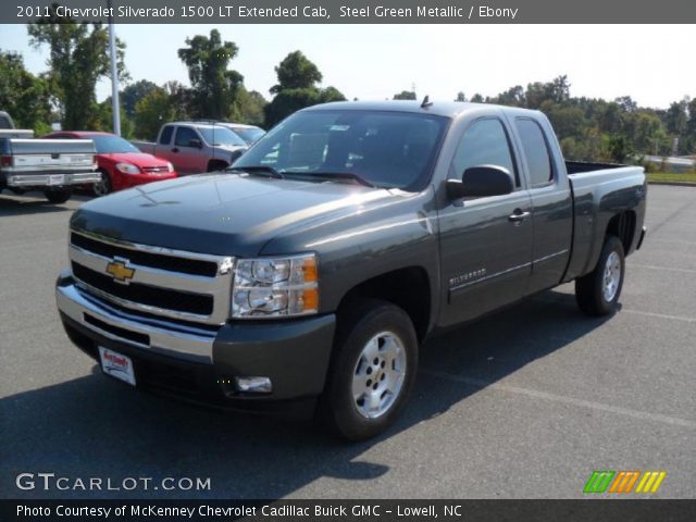 2011 Chevrolet Silverado 1500 LT Extended Cab in Steel Green Metallic