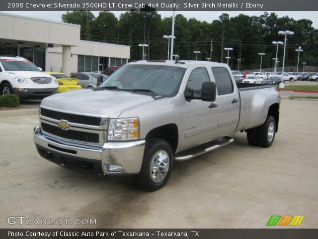 2008 Chevrolet Silverado 3500HD LT Crew Cab 4x4 Dually in Silver Birch Metallic