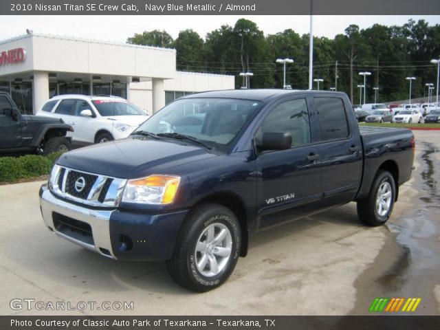 2010 Nissan Titan SE Crew Cab in Navy Blue Metallic