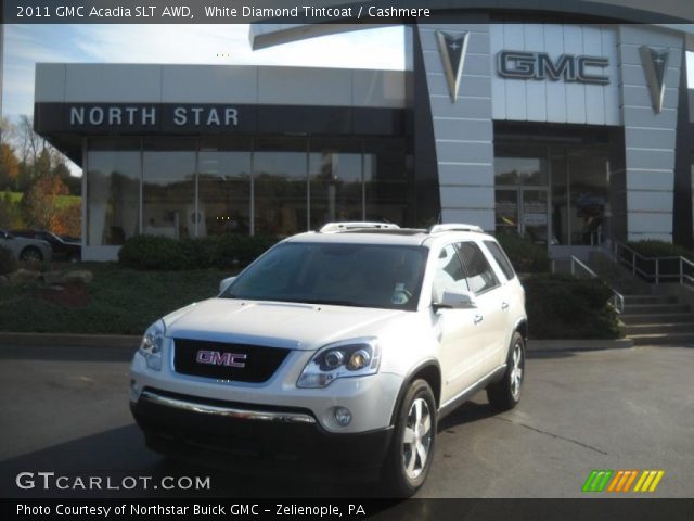2011 GMC Acadia SLT AWD in White Diamond Tintcoat