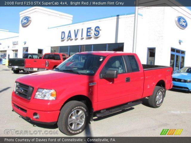 2008 Ford F150 STX SuperCab 4x4 in Bright Red