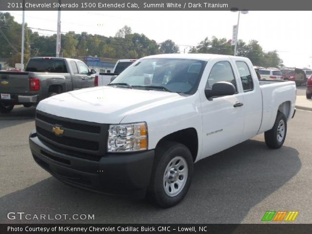 2011 Chevrolet Silverado 1500 Extended Cab in Summit White