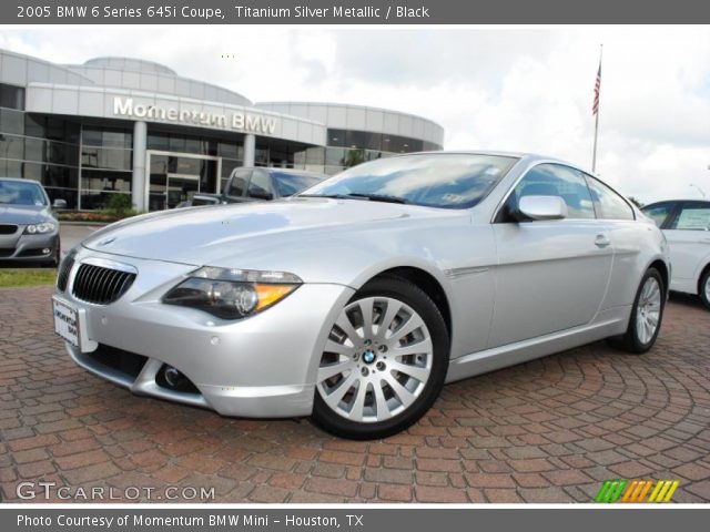 2005 BMW 6 Series 645i Coupe in Titanium Silver Metallic