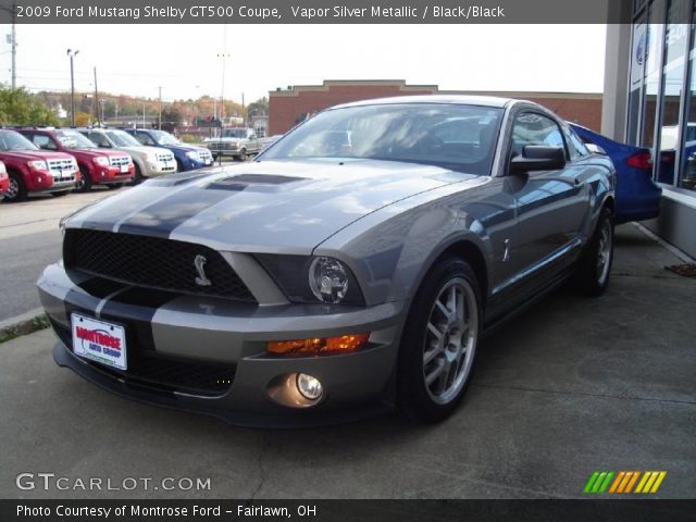 2009 Ford Mustang Shelby GT500 Coupe in Vapor Silver Metallic