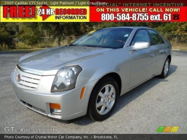 2007 Cadillac CTS Sedan in Light Platinum