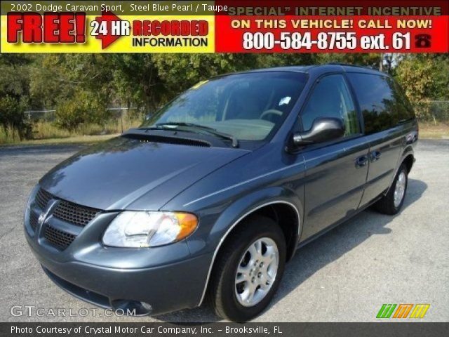 2002 Dodge Caravan Sport in Steel Blue Pearl