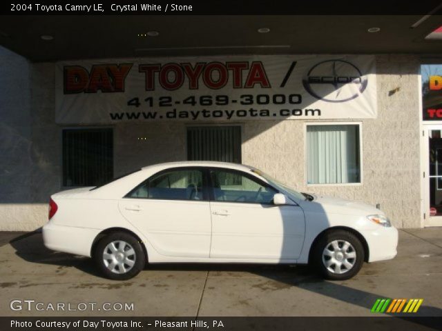 2004 Toyota Camry LE in Crystal White