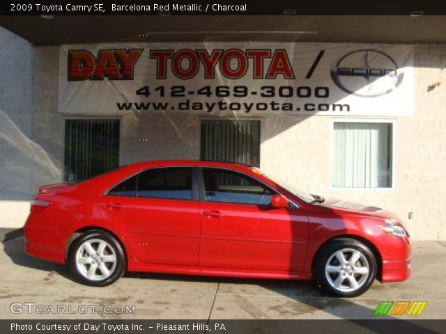 2009 Toyota Camry SE in Barcelona Red Metallic