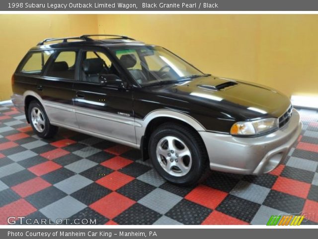 1998 Subaru Legacy Outback Limited Wagon in Black Granite Pearl