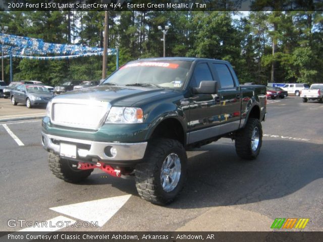 2007 Ford F150 Lariat SuperCrew 4x4 in Forest Green Metallic