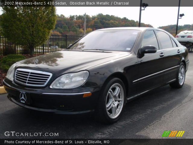 2002 Mercedes-Benz S 430 Sedan in Obsidian Black Metallic