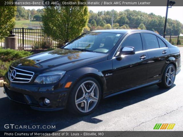 2009 Mercedes-Benz C 63 AMG in Obsidian Black Metallic