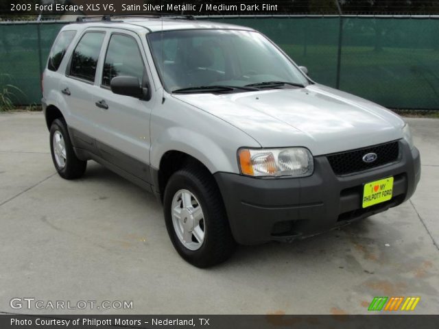 2003 Ford Escape XLS V6 in Satin Silver Metallic