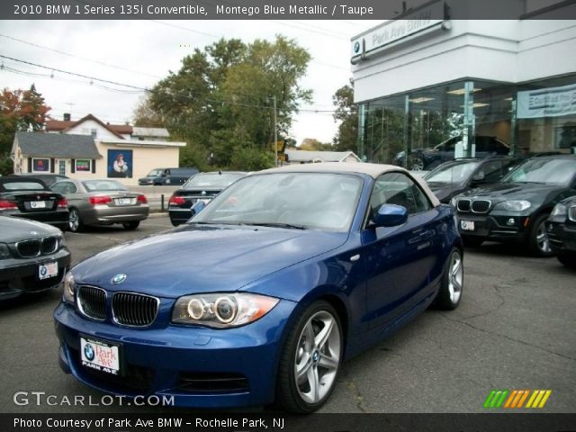 2010 BMW 1 Series 135i Convertible in Montego Blue Metallic