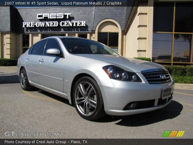 2007 Infiniti M 45 Sport Sedan in Liquid Platinum Metallic