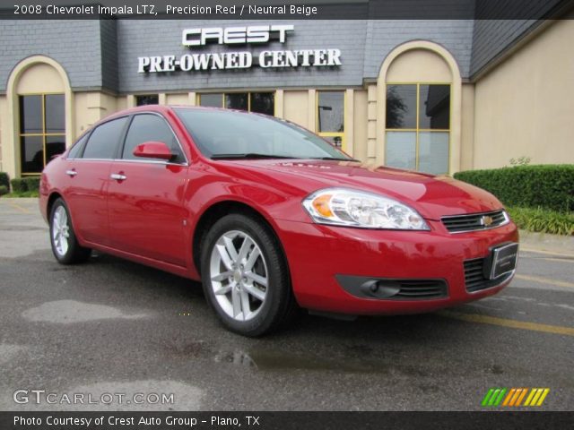 2008 Chevrolet Impala LTZ in Precision Red