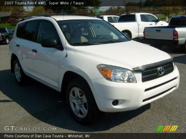 2007 Toyota RAV4 4WD in Super White