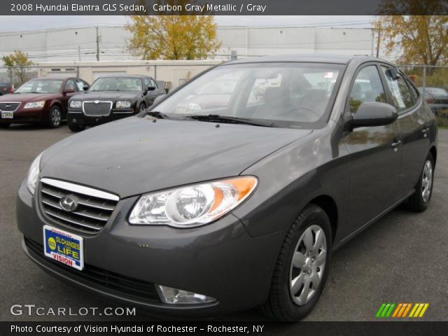 2008 Hyundai Elantra GLS Sedan in Carbon Gray Metallic