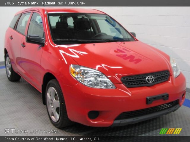 2006 Toyota Matrix  in Radiant Red