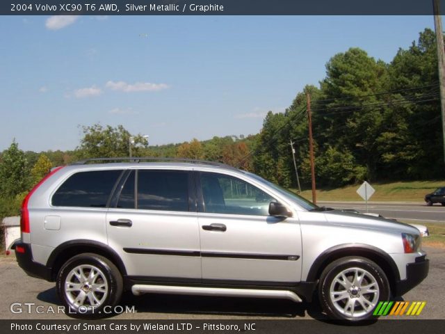 2004 Volvo XC90 T6 AWD in Silver Metallic