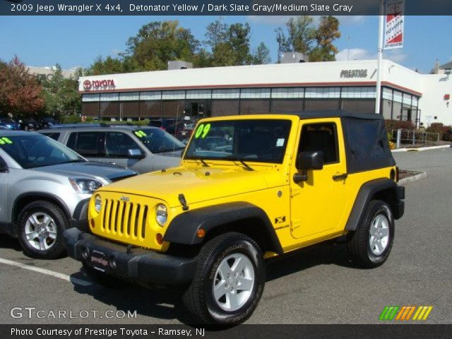 2009 Jeep Wrangler X 4x4 in Detonator Yellow