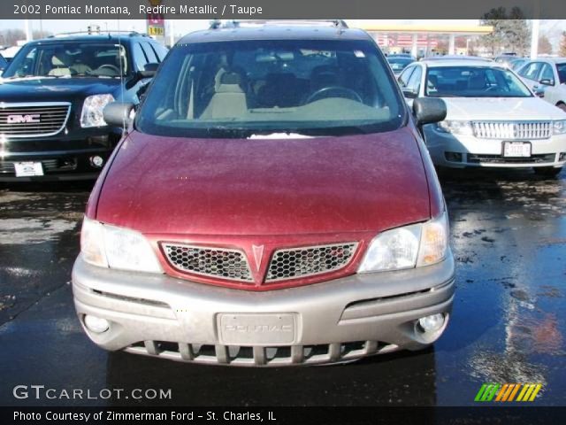 2002 Pontiac Montana  in Redfire Metallic