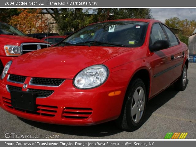 2004 Dodge Neon SE in Flame Red