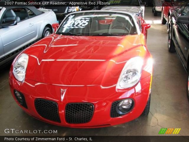 2007 Pontiac Solstice GXP Roadster in Aggressive Red