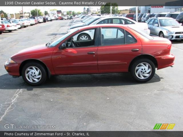 1998 Chevrolet Cavalier Sedan in Cayenne Red Metallic