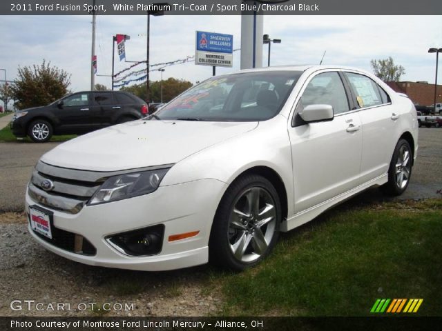 2011 Ford Fusion Sport in White Platinum Tri-Coat